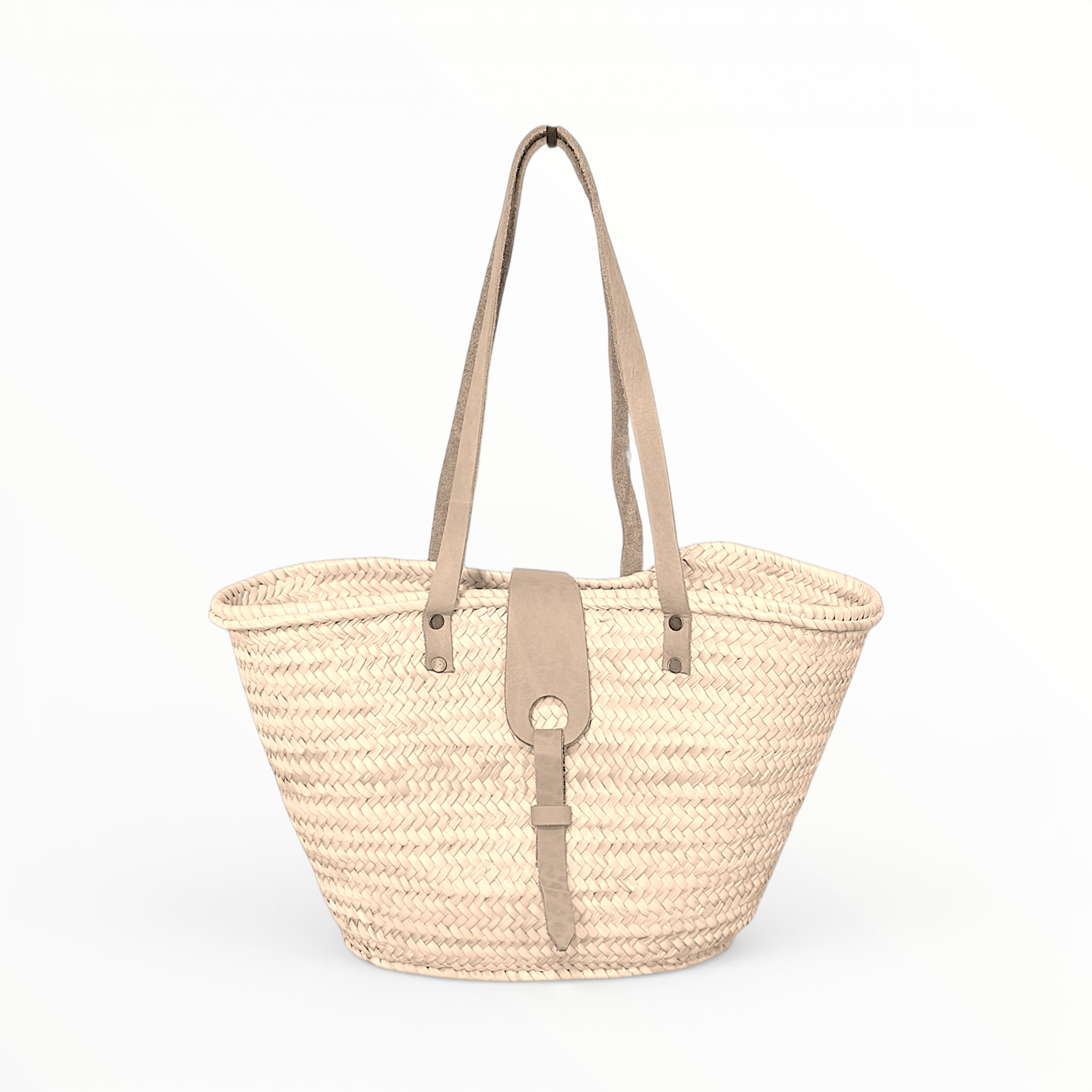 Large Handwoven Tote Basket