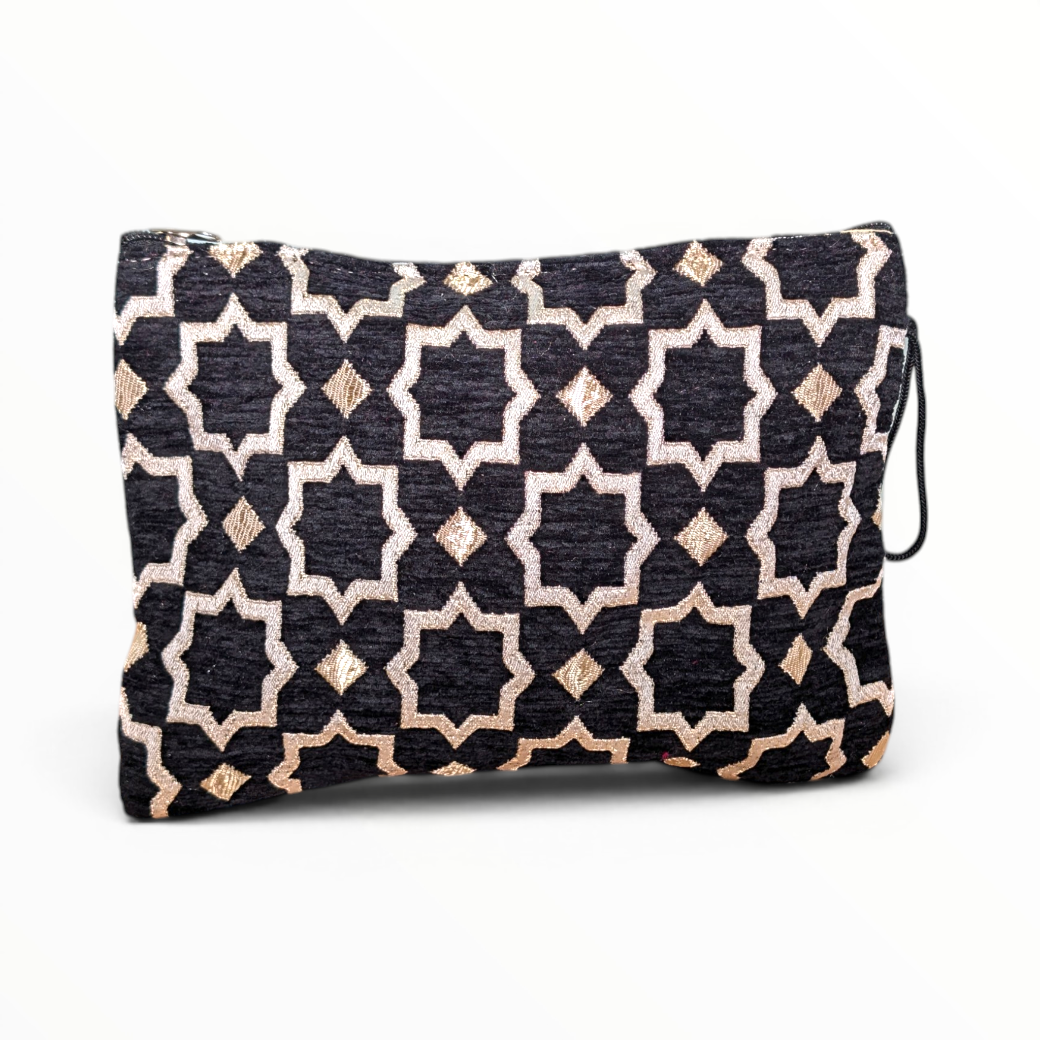 Moroccan Zellige Brocade Set 1 - Black