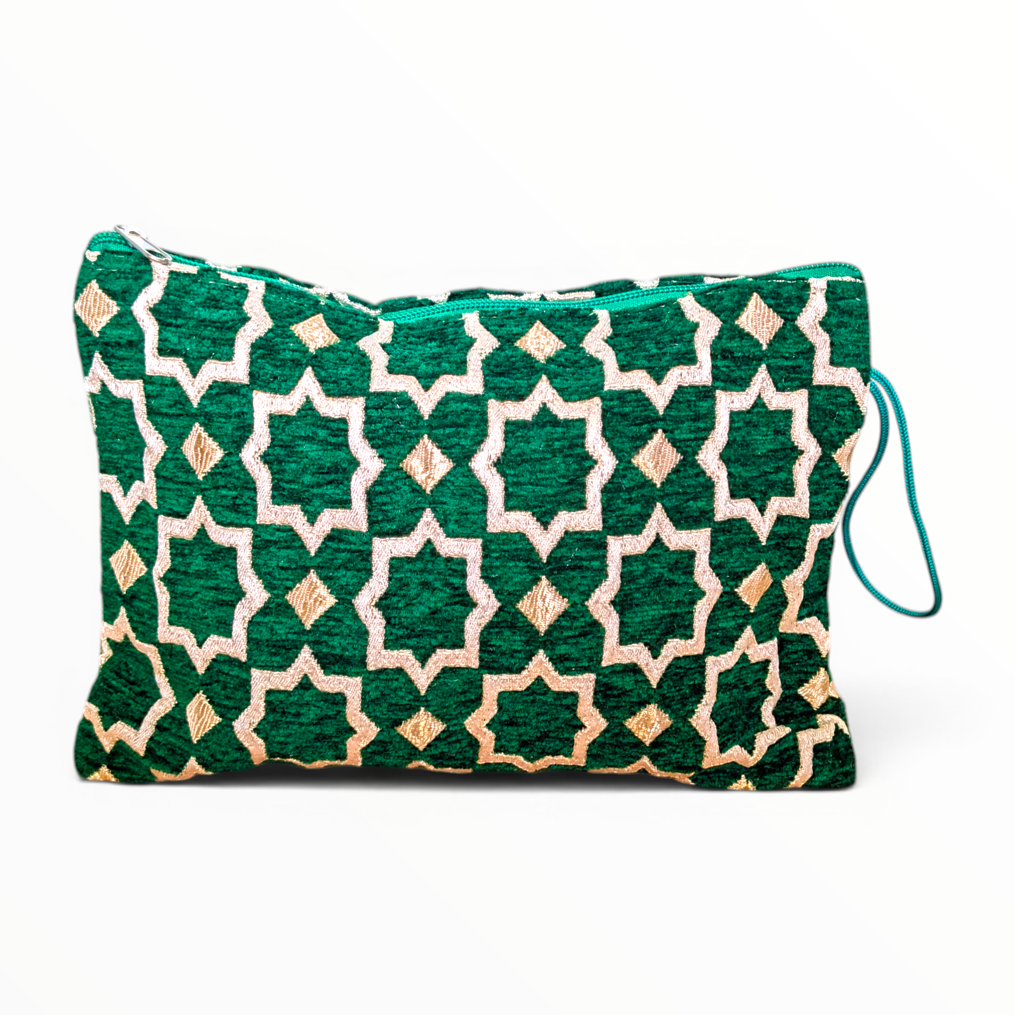 Moroccan Zellige Brocade Set - Green