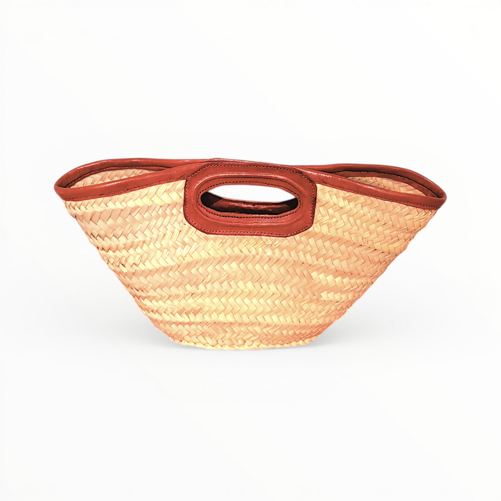 Handwoven Palm Leaf Clutch Bag