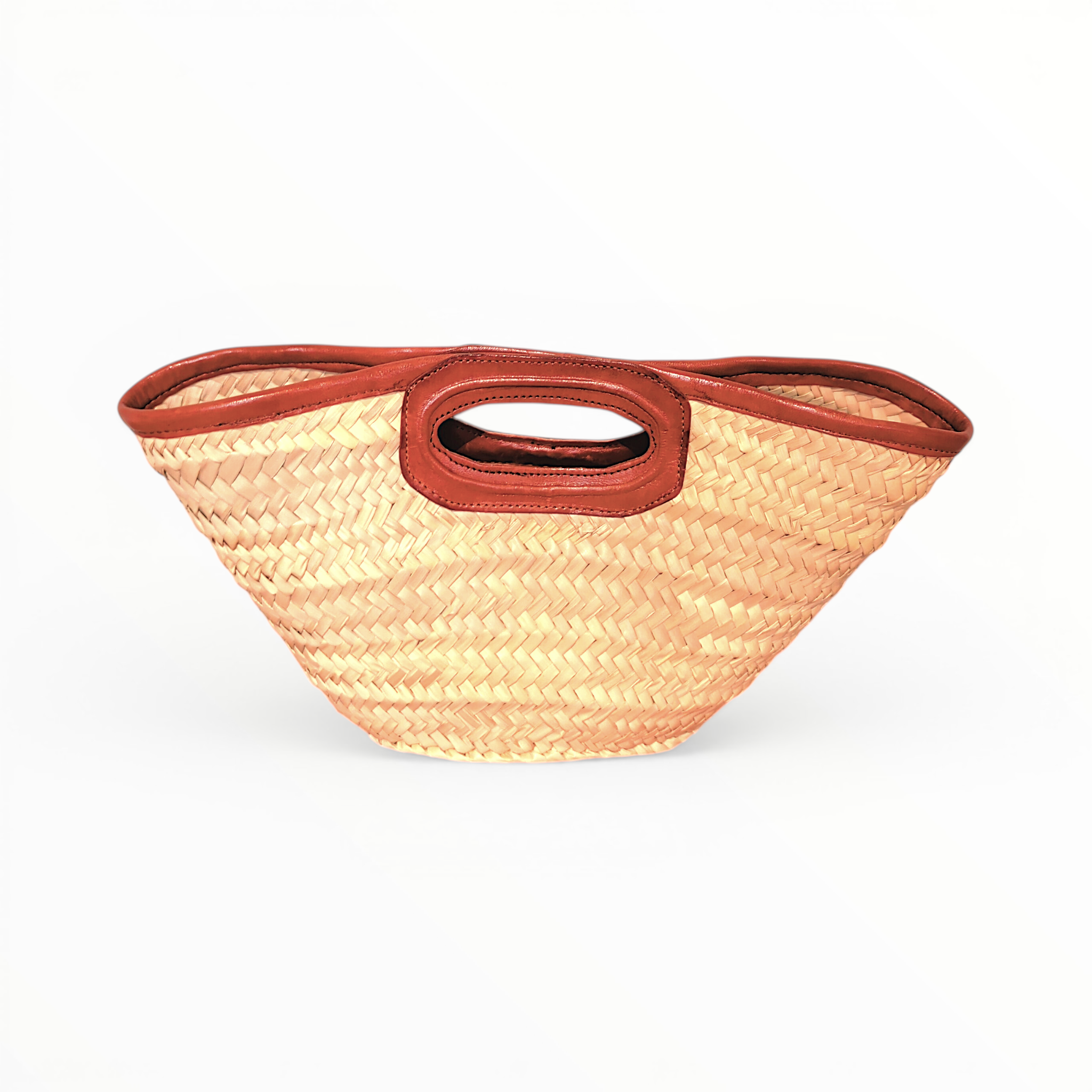 Handwoven Palm Leaf Clutch Bag