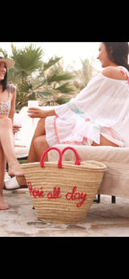 Beach Bag, Straw Bag, Straw Basket, Natural Bag, Summer Bag